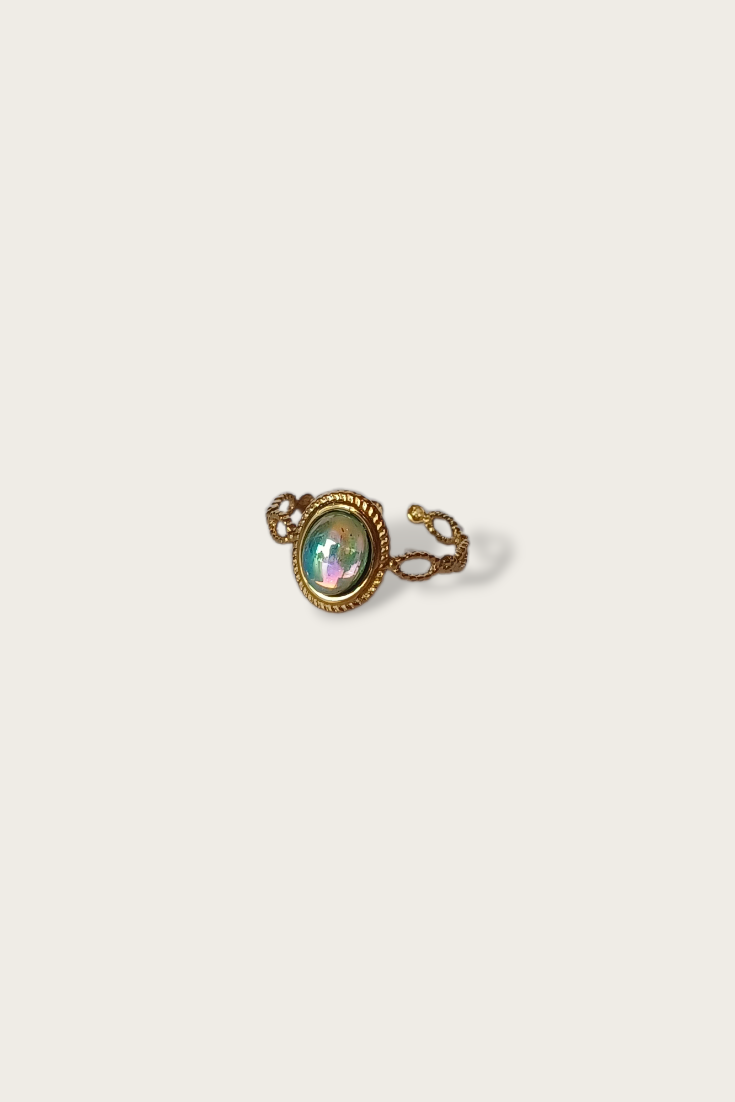 Diana Revived Glass Stone Ring