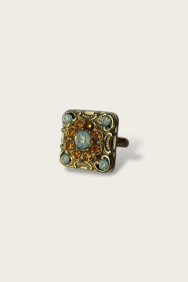 40/50's Golden Cocktail Ring