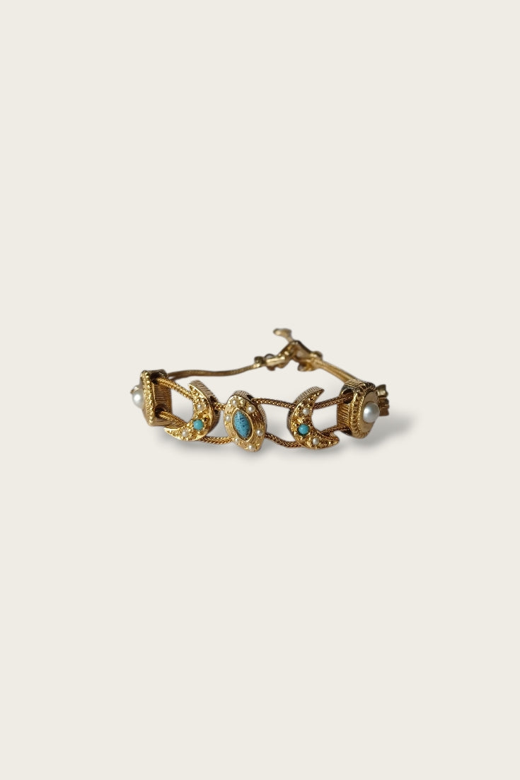 70's Cresent Moon Bracelet