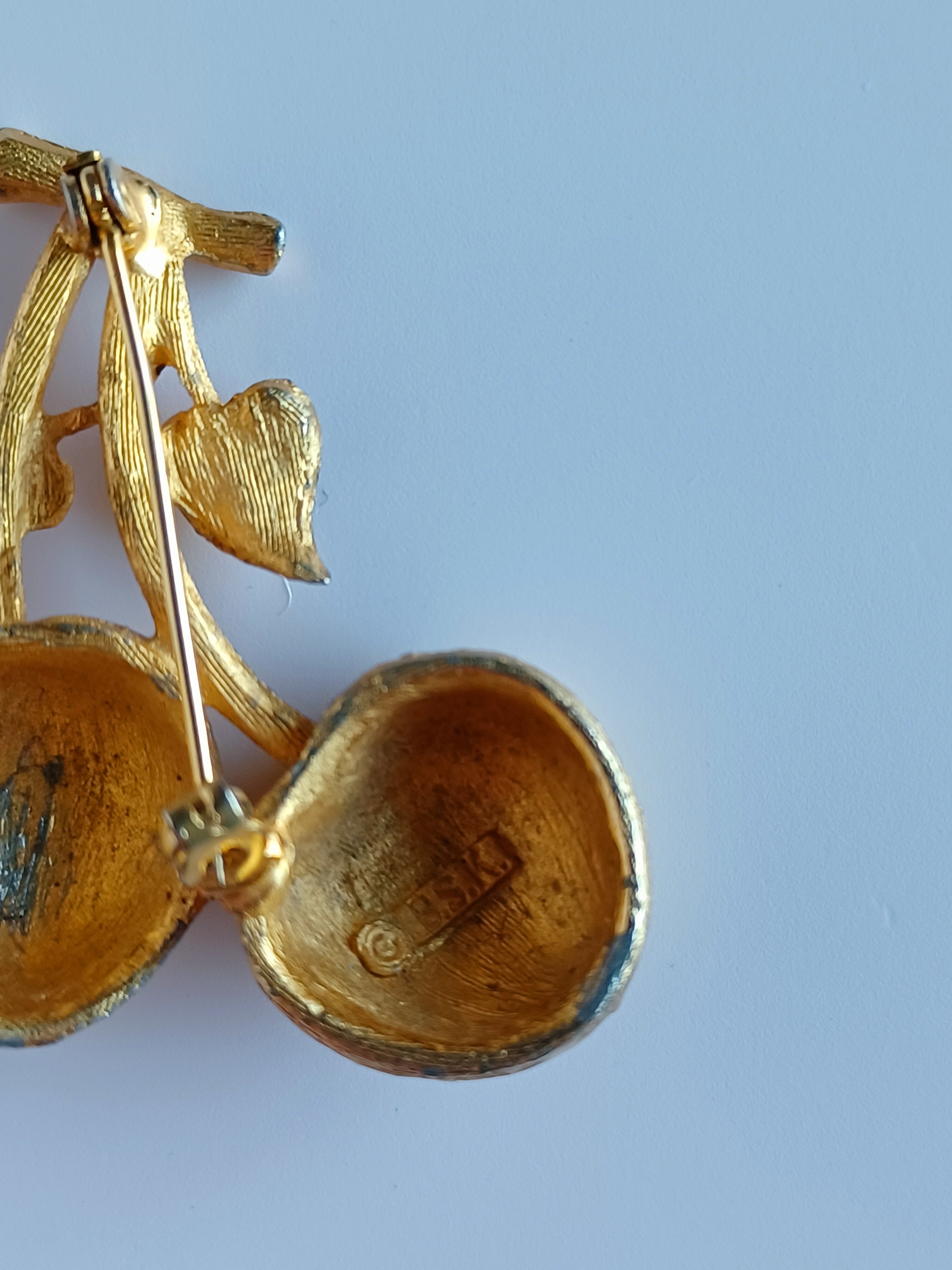 50's/60's BSK Cherry Brooch