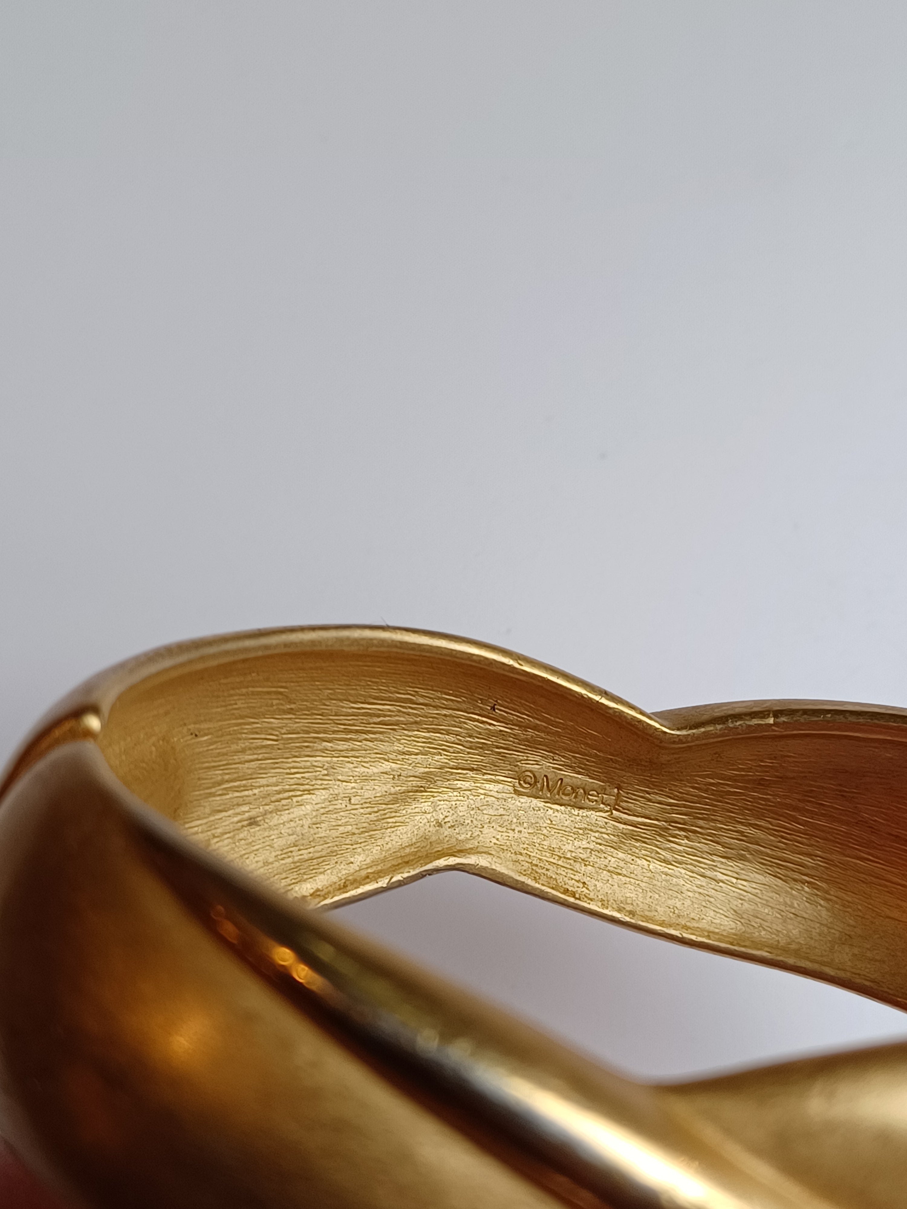 Vintage Monet Twisted Hinge Bracelet