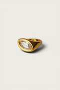 East-West Signet Ring