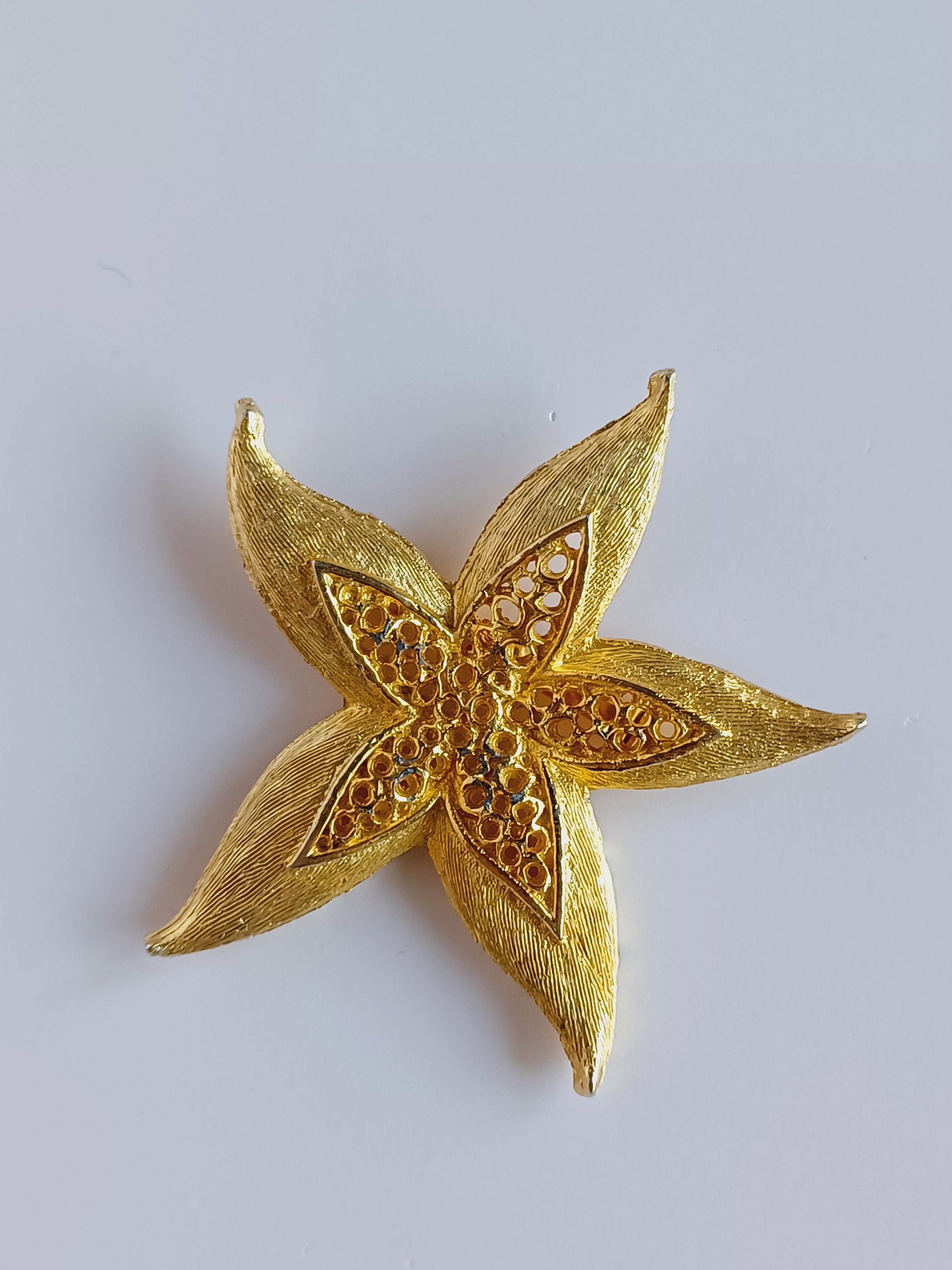 60's/70's Starfish Brooch