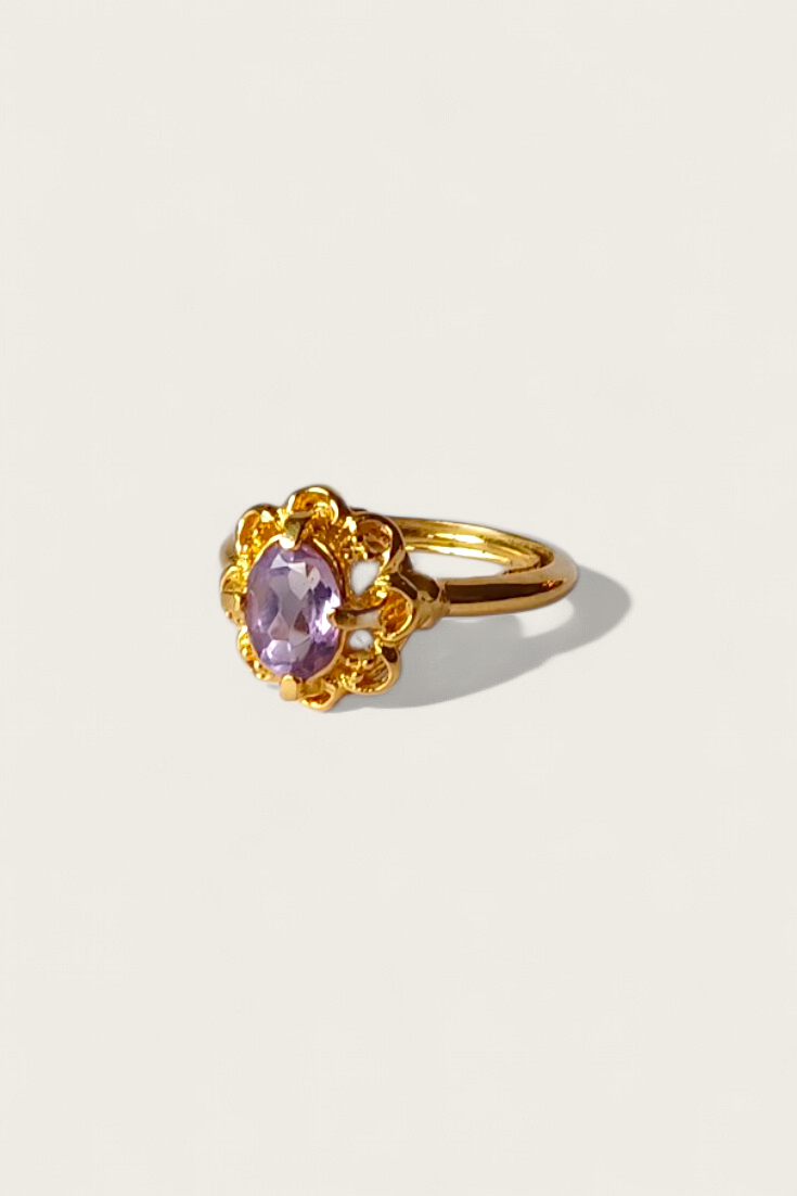 Vintage Amethyst Cocktail Ring