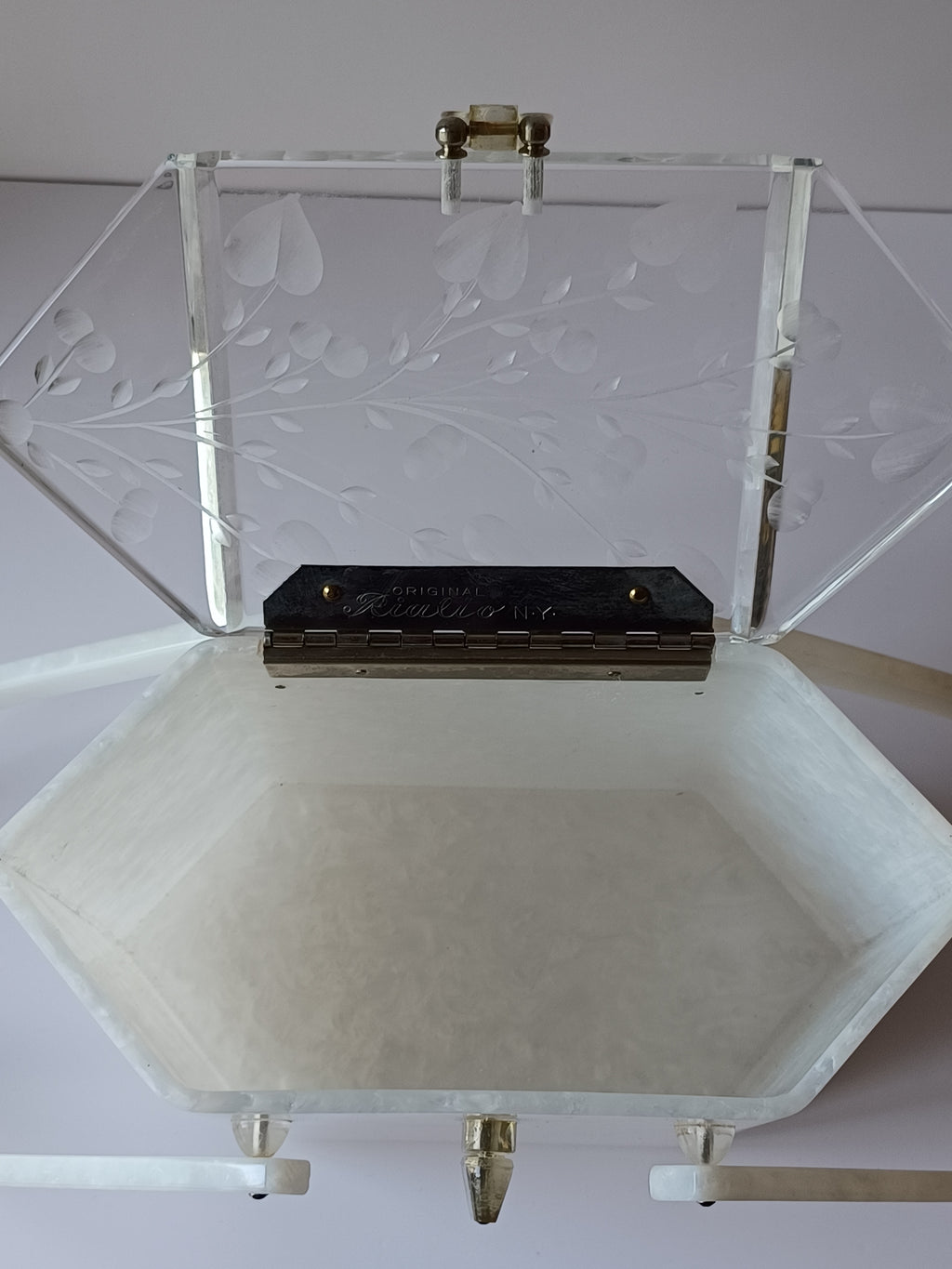 50's Rialto NY Pearlescent Box Purse