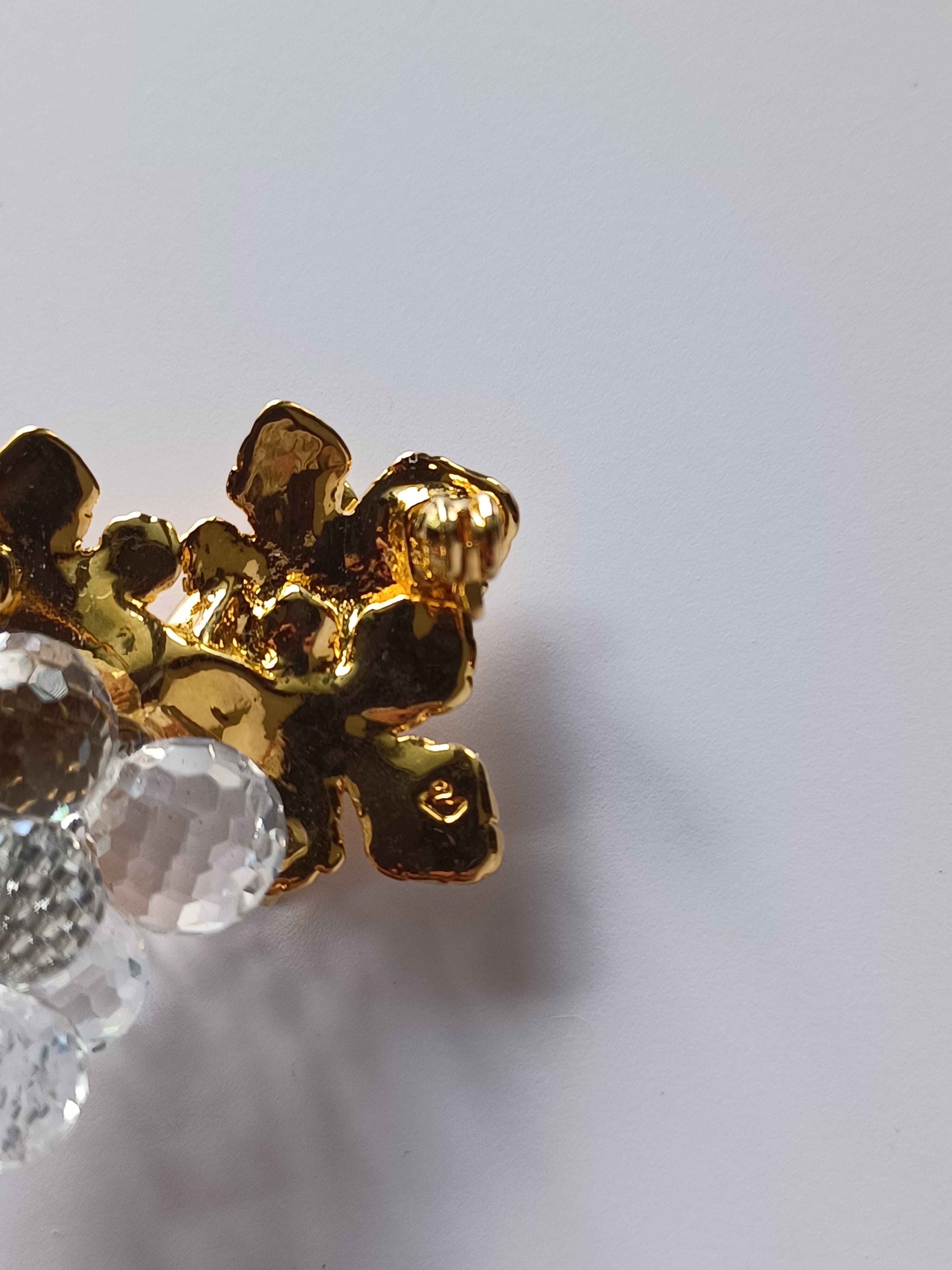 Vintage Swarovski Crystal Grape Cluster Brooch