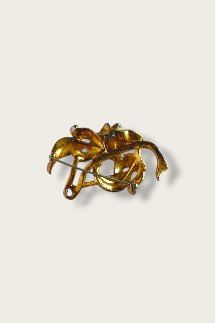 Vintage Botanical Brooch