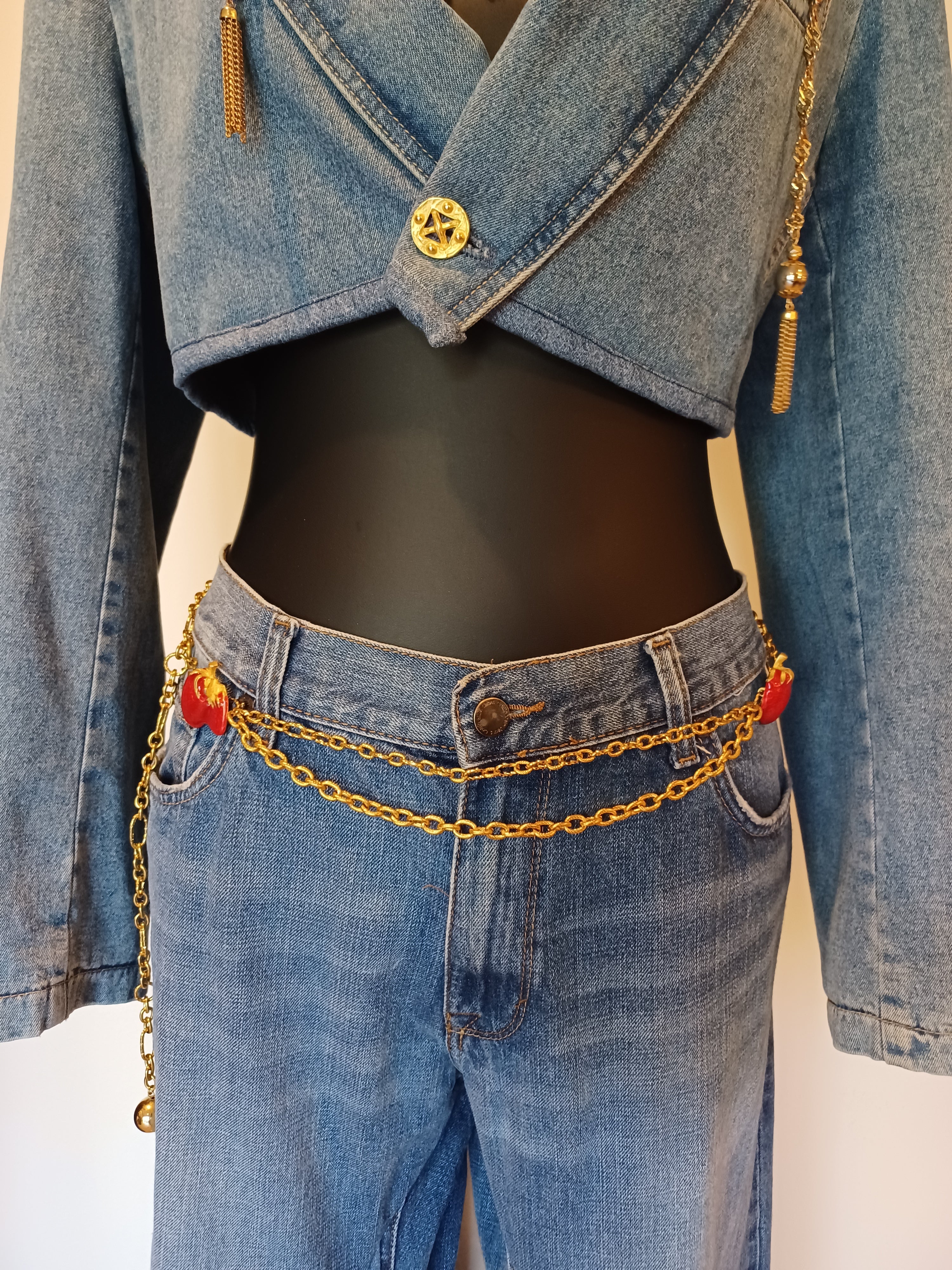 Revived Strawberry Chain Belt