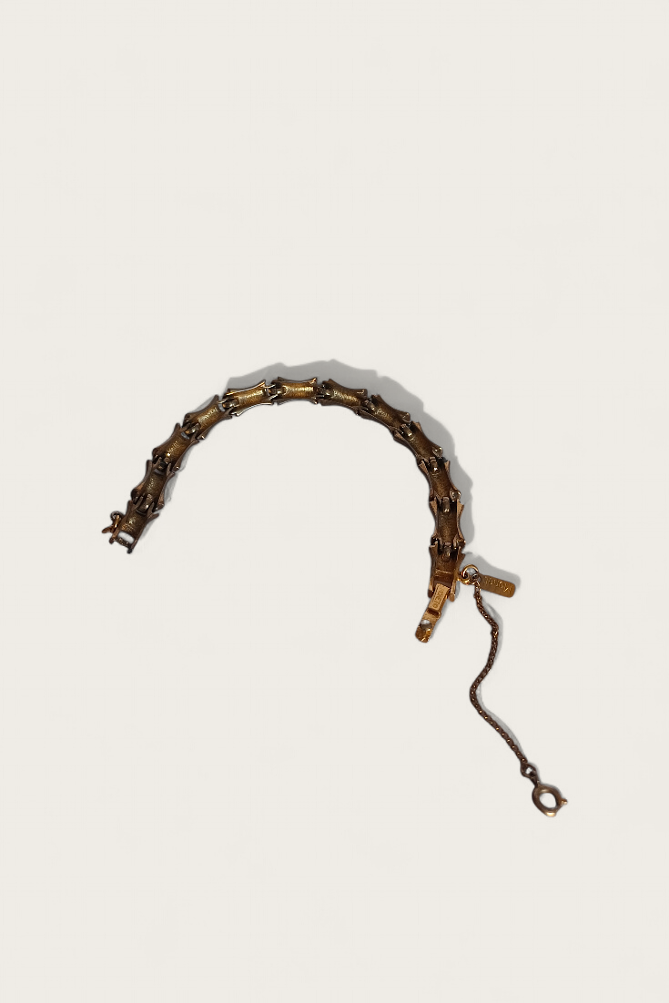 70's Monet Bamboo Link Bracelet