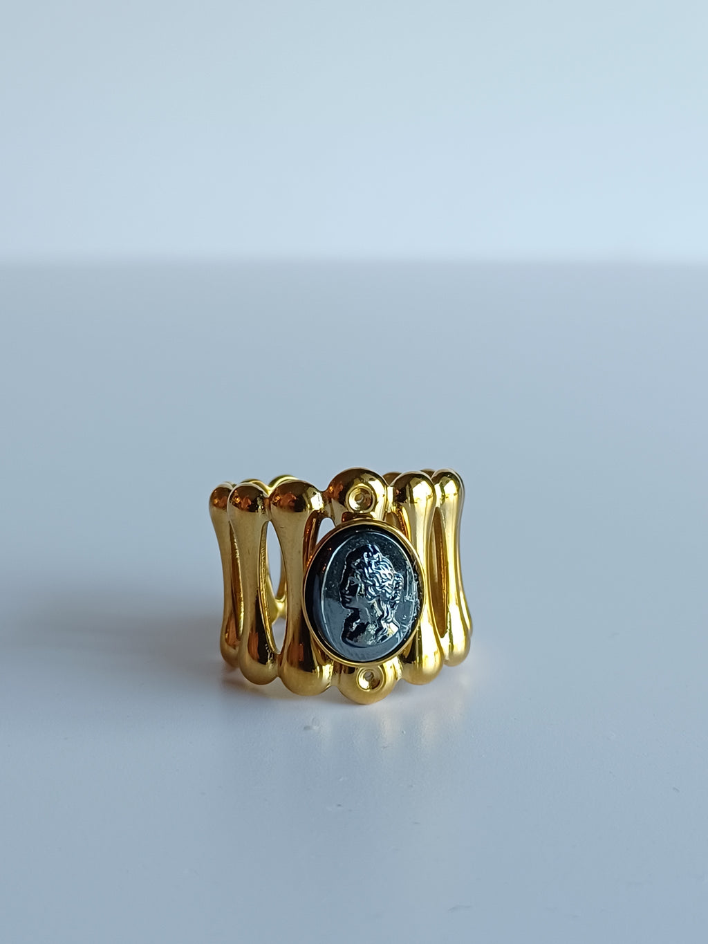 Blue Intaglio Ring