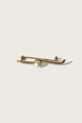 60's Curved Pearl Brooch