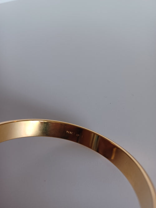 60'/70's Monet Brushed and Polished Bangle
