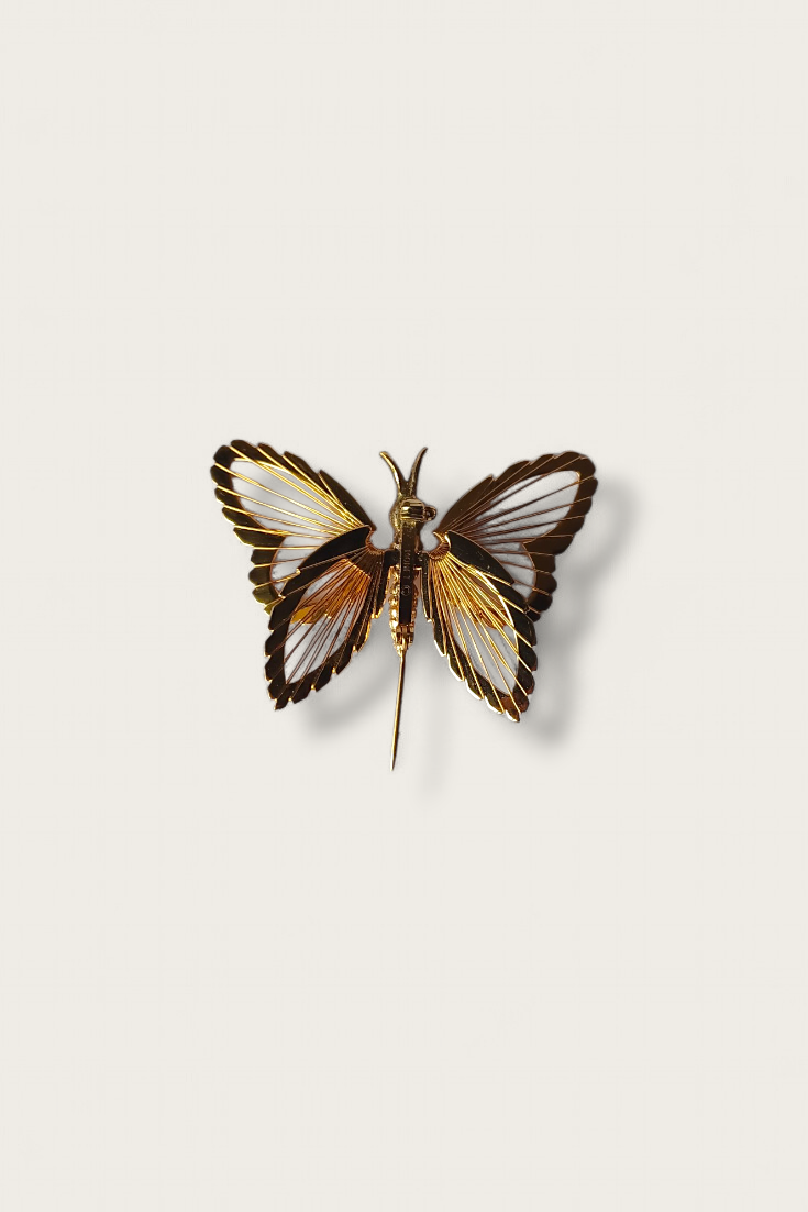 60's Monet Butterfly Brooch