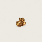 80s Sculptural Swirl Ring