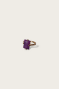 Vintage Raw Amethyst Ring