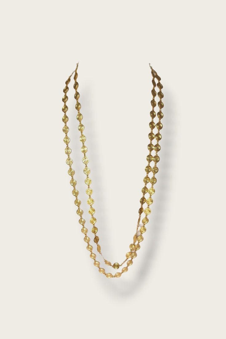 Vintage Liz Clairborne Coin Necklace