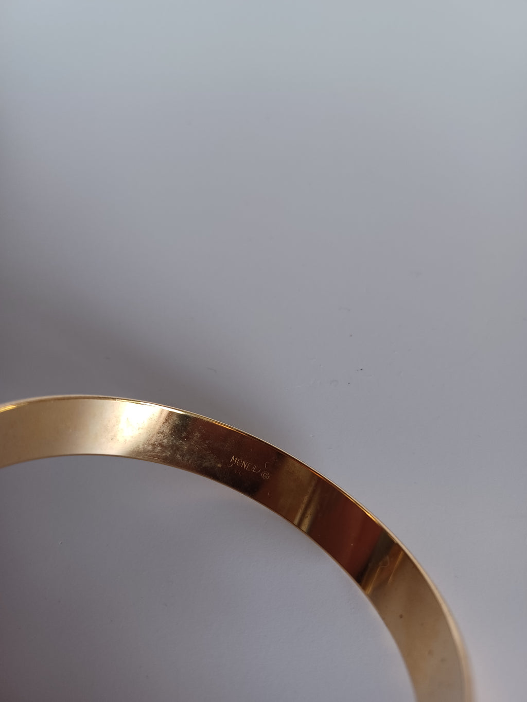 Vintage Monet Crisscross Bangle Bracelet