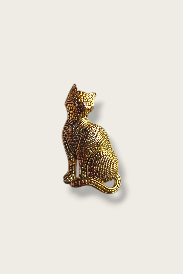 Vintage Cat Brooch