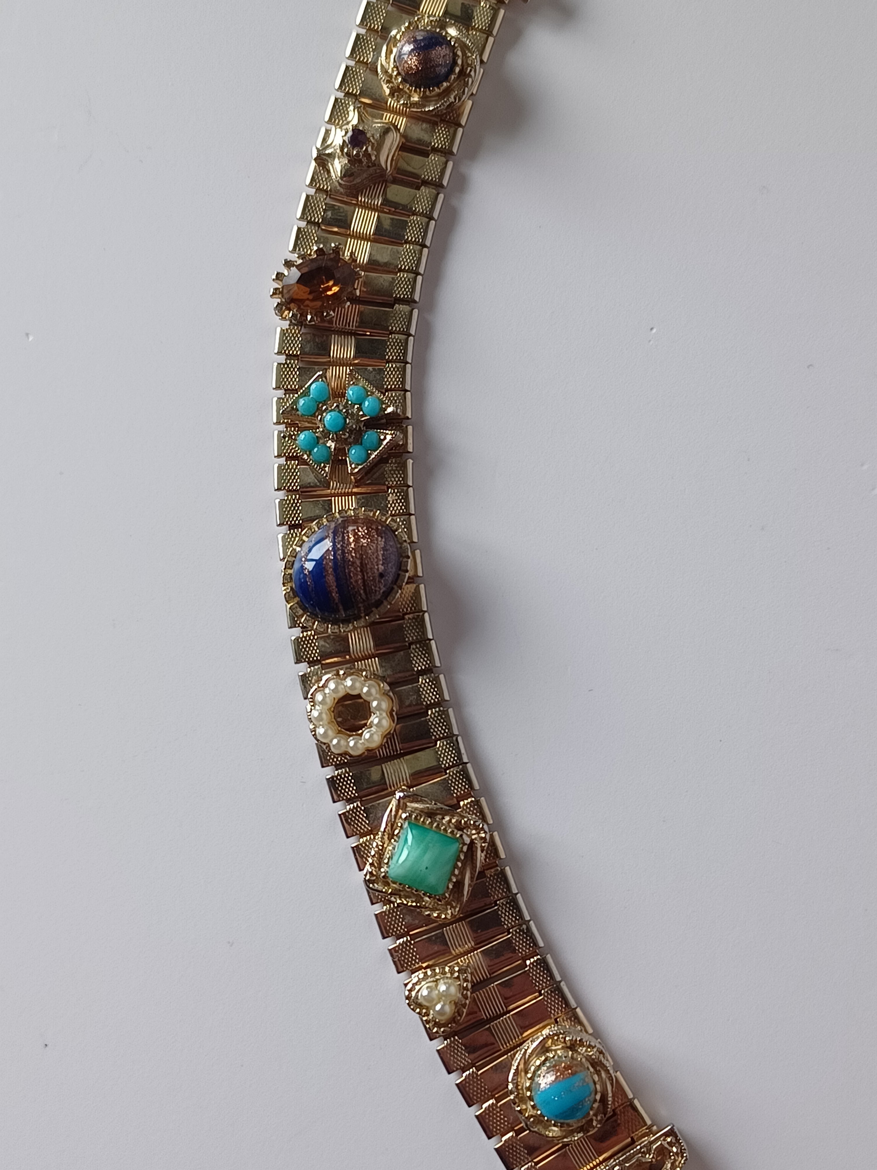 50/60's Eclectic Panel Bracelet