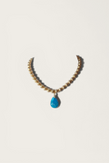 Vintage Amazonite Pendant Necklace