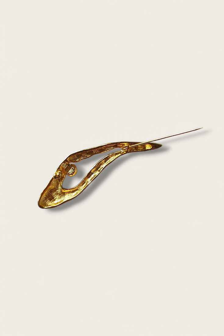 Vintage Sculptural Brooch