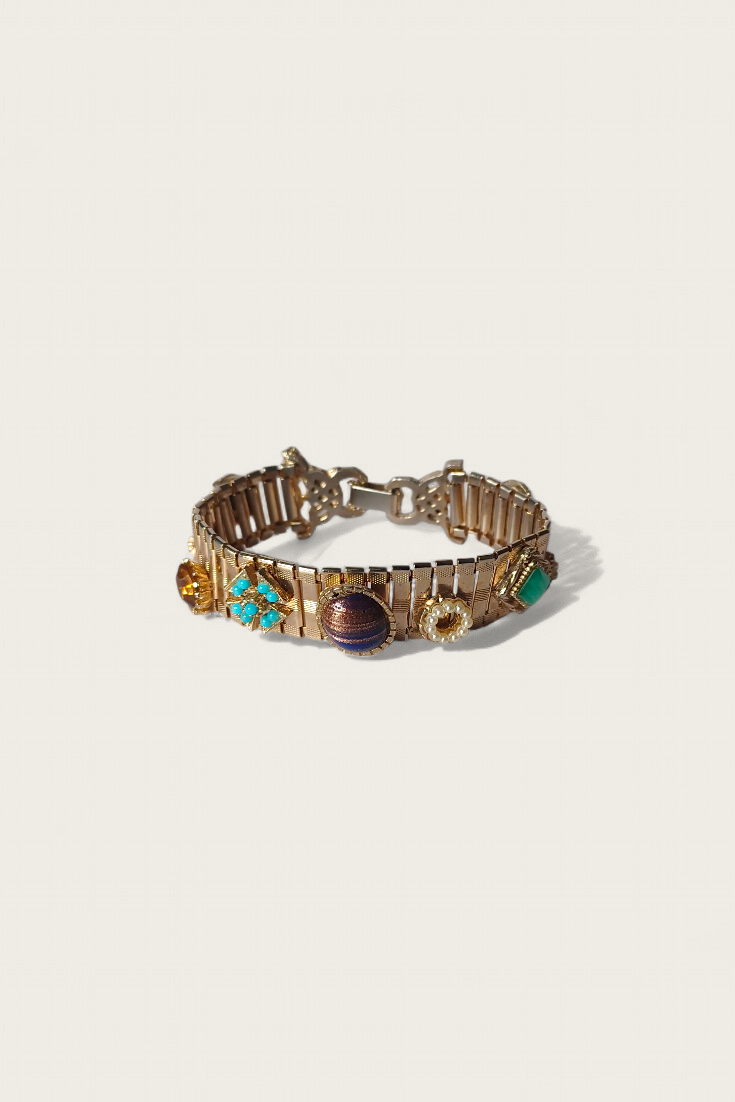 50/60's Eclectic Panel Bracelet