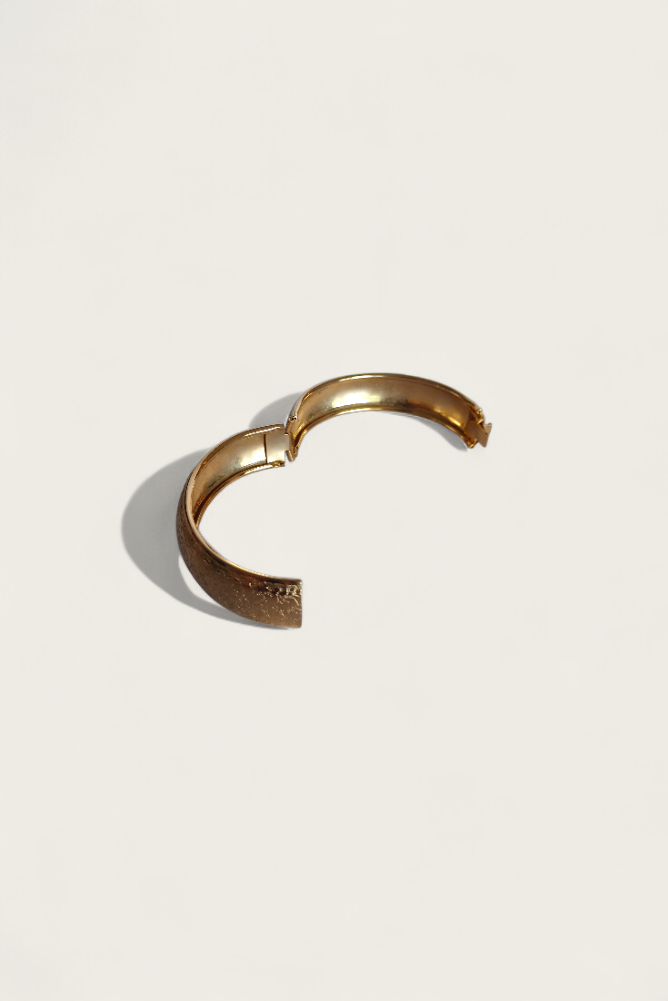 60's Textured Hinge Bracelet