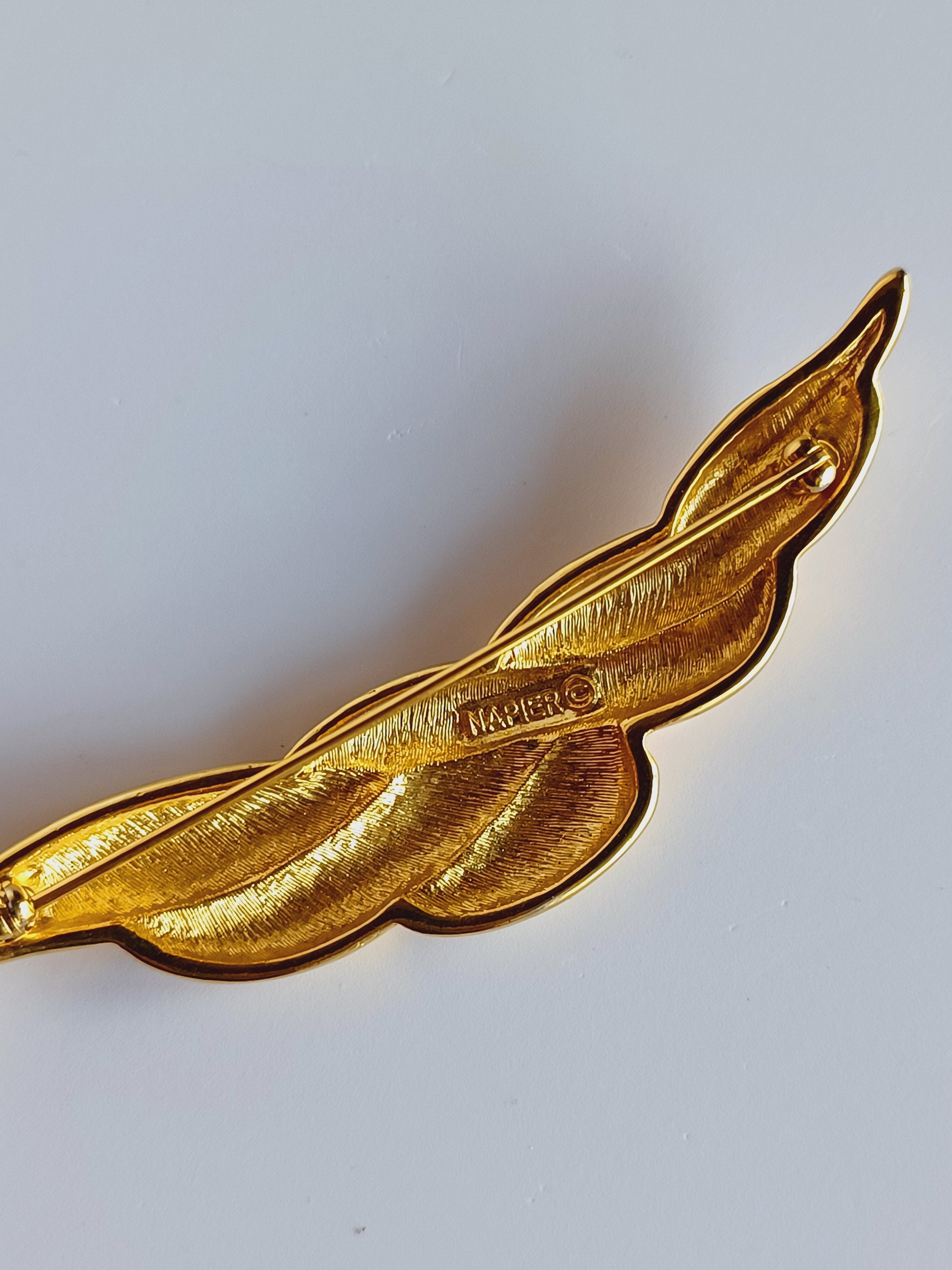 70's/80's Napier Wing Brooch