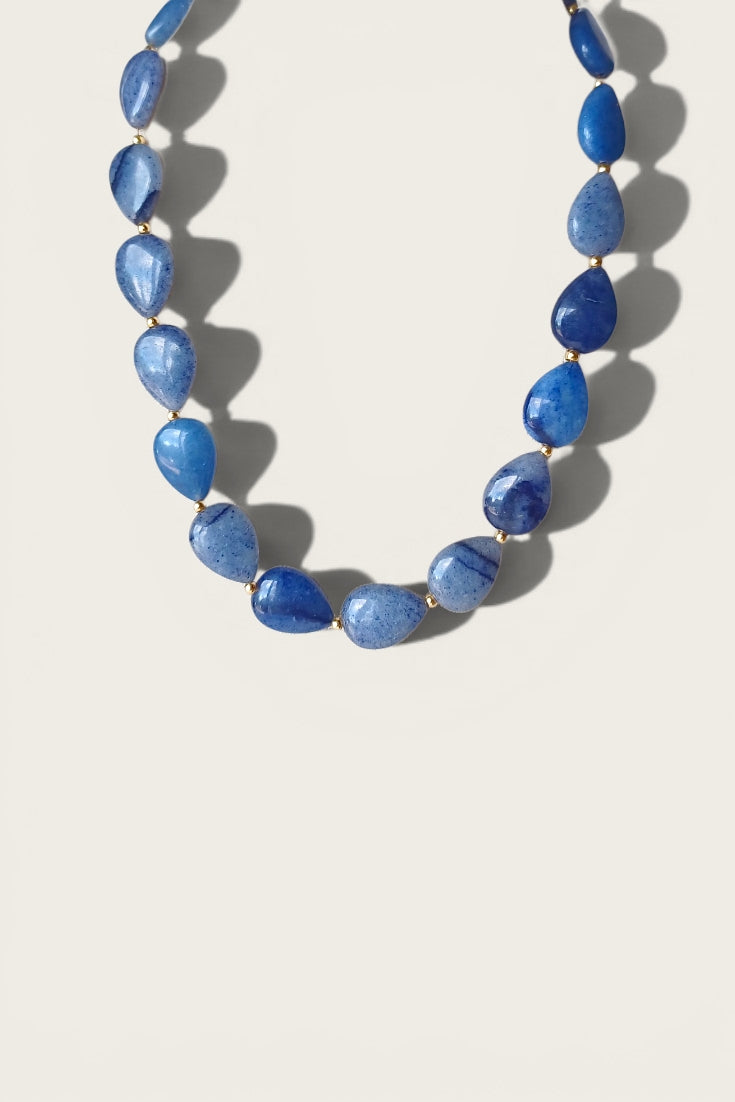 Avery Aventurine Teardrop Necklace