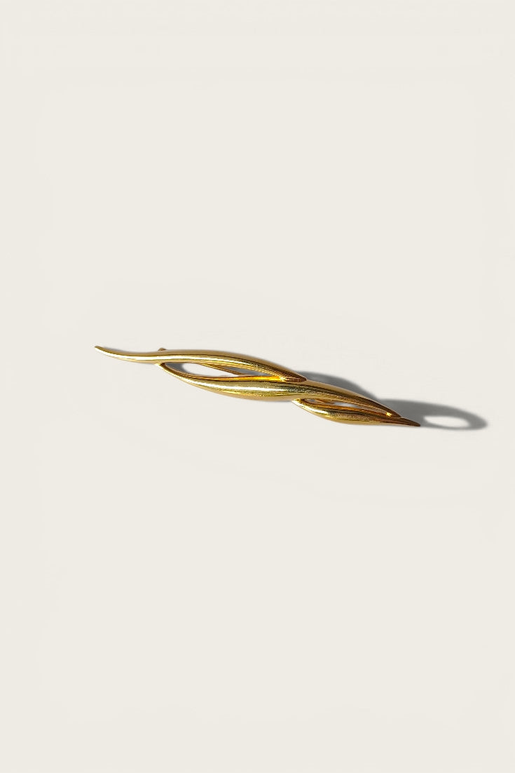 Vintage Monet Wave Ribbon Brooch
