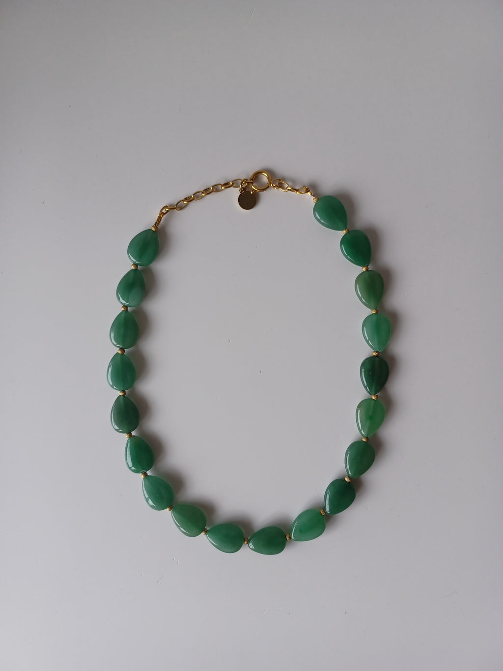 Avery Aventurine Teardrop Necklace