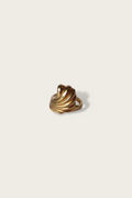 80s Sculptural Swirl Ring