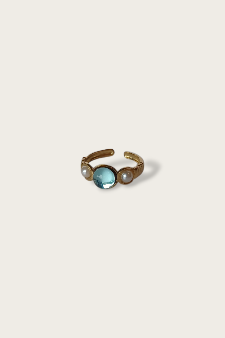Trinity Revived Glass Stone Ring