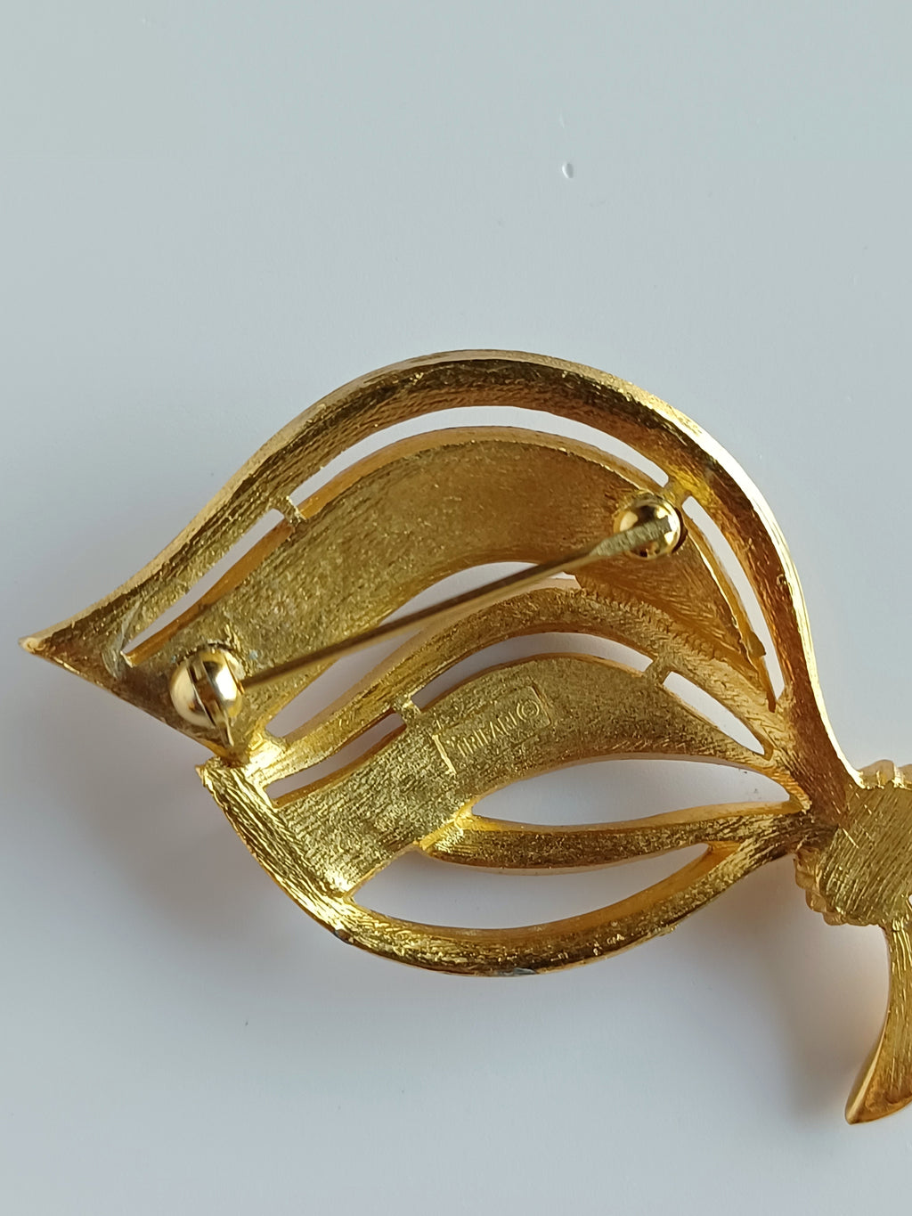 Vintage Trifari Delicate Leaf Brooch