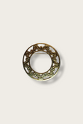 60's Filigree Circle Brooch