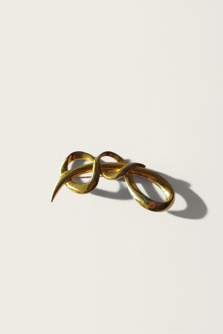Vintage Infinity Loop Brooch