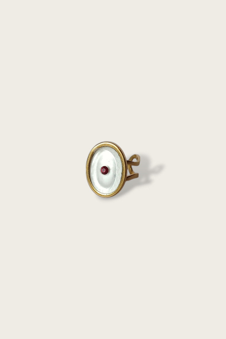 Ophelia Glass Stone Ring