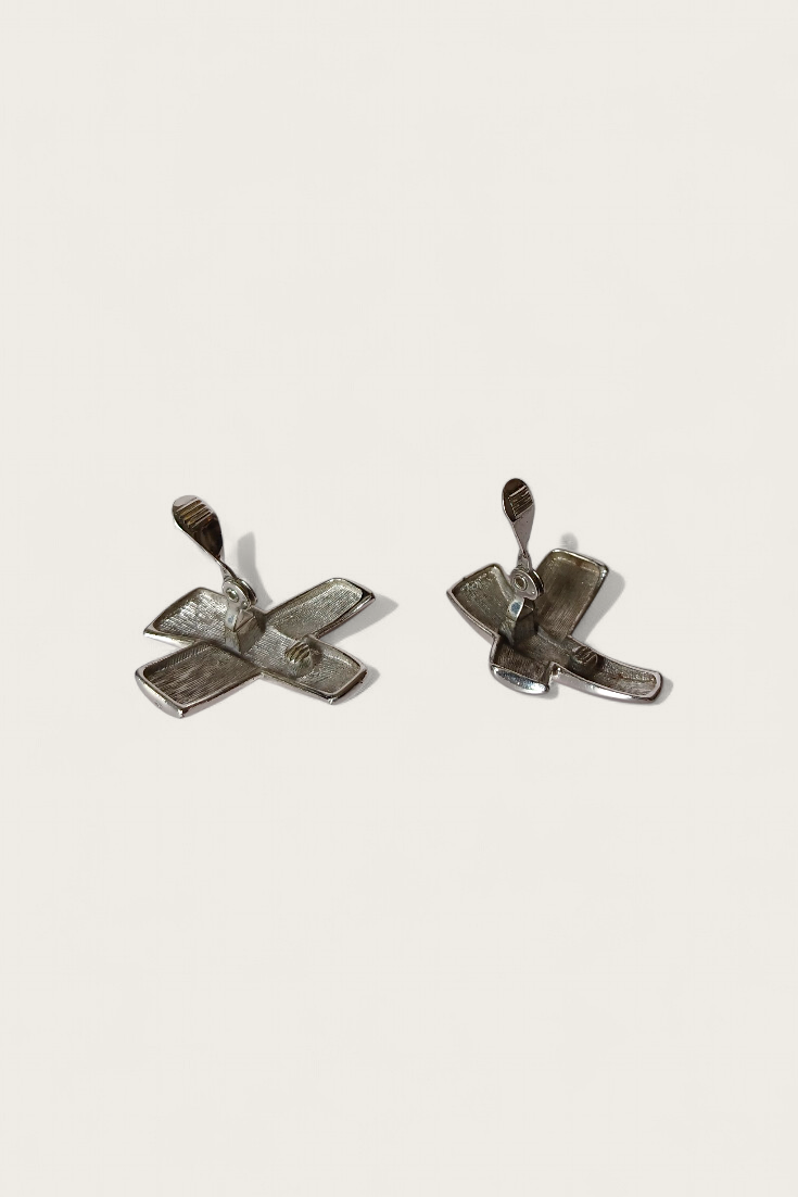 Vintage Monet X Earrings