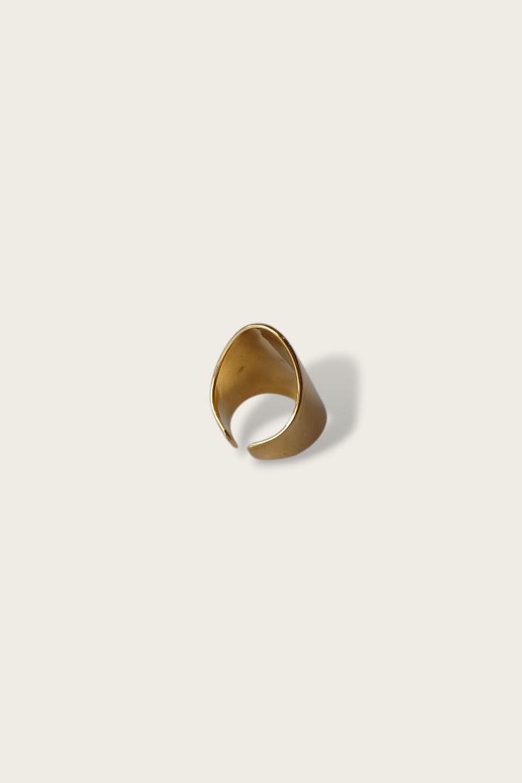 Elongated Dome Ring