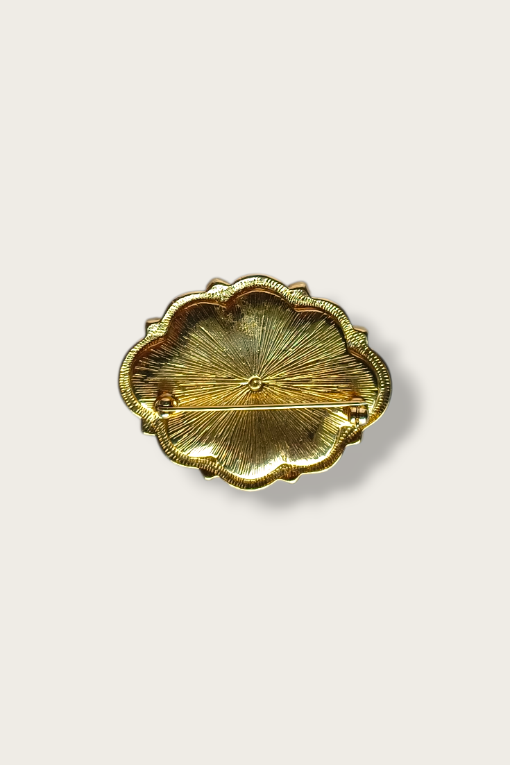 80's Avon Victorian Spring Brooch
