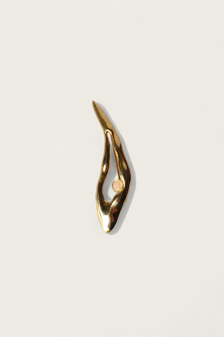 Vintage Sculptural Brooch