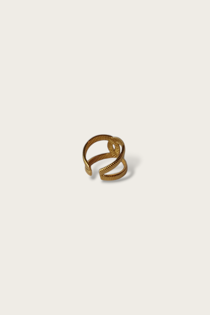 Intertwined Cable Ring