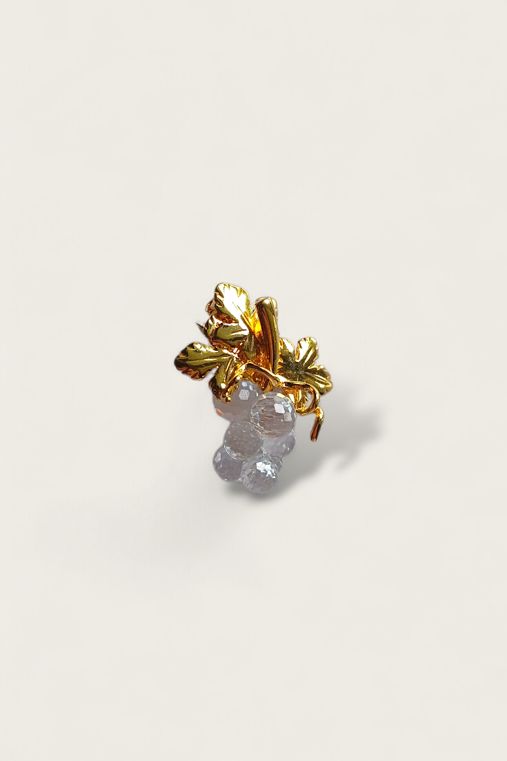 Vintage Swarovski Crystal Grape Cluster Brooch