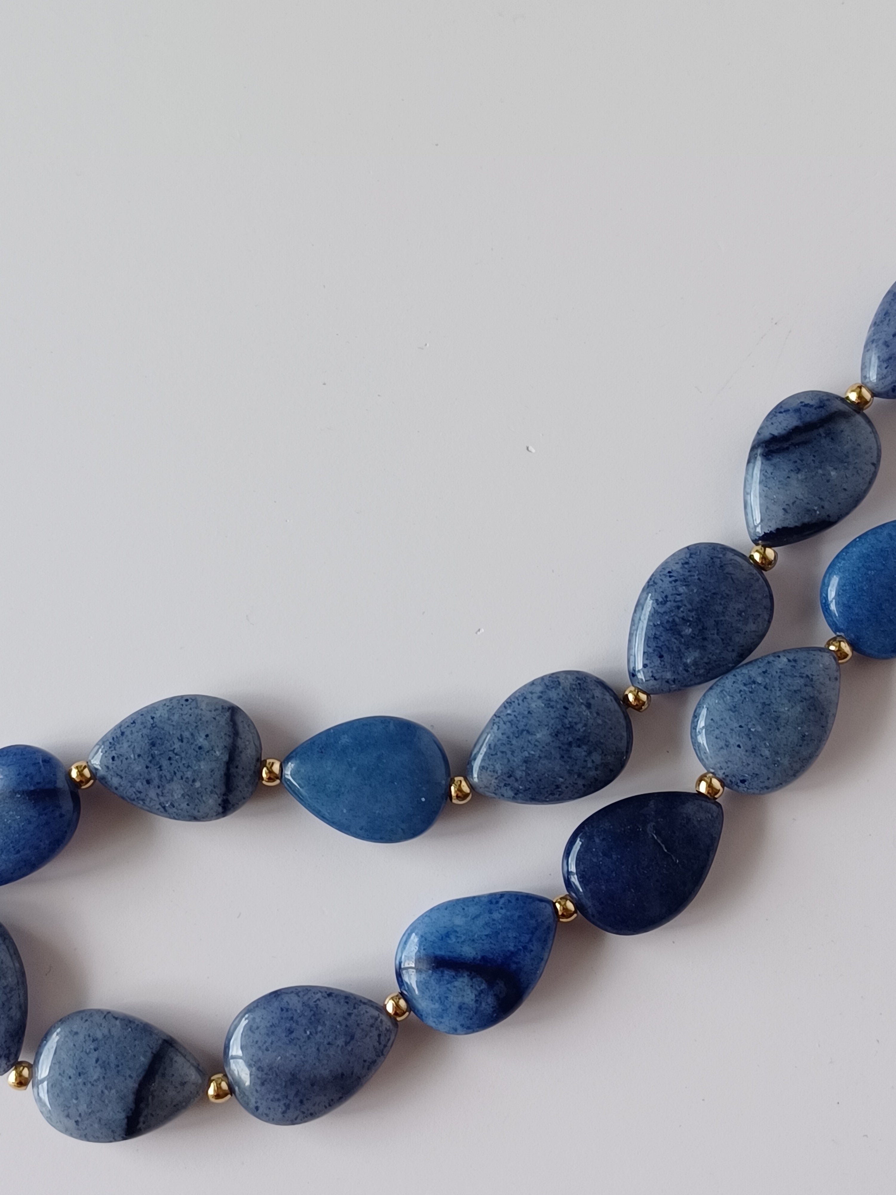 Avery Aventurine Teardrop Necklace