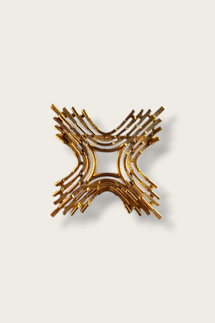 60's/70's Trifari Starburst Brooch