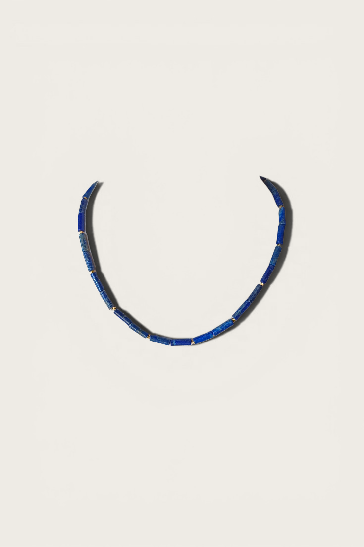 Vintage Lapis Lazuli Gemstone Necklace
