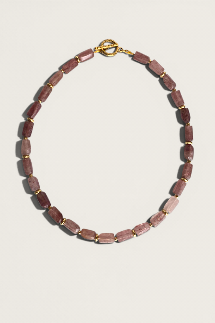 Tula Strawberry Quartz Necklace