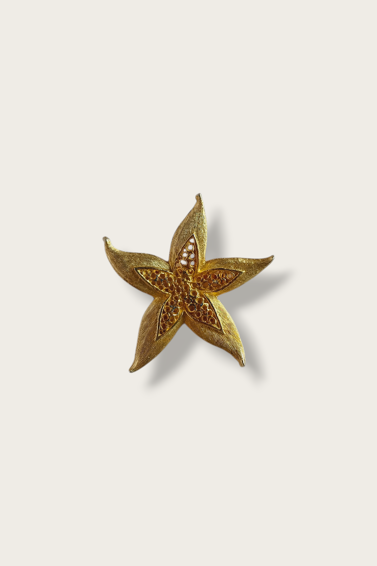 60's/70's Starfish Brooch