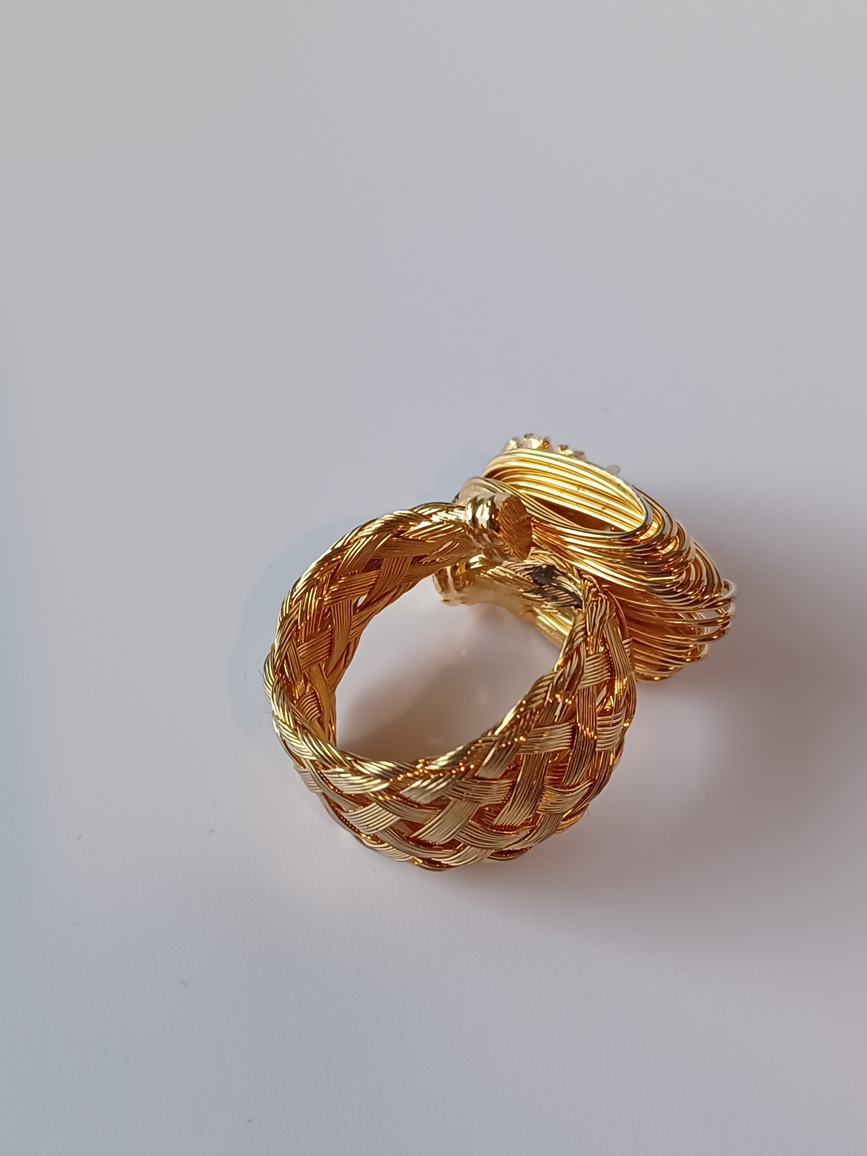 Vintage Ruby Woven Ring