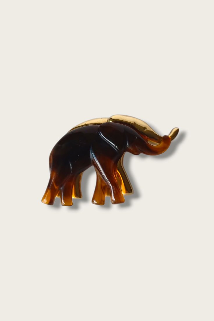 Vintage Liz Clairborne Elephant Brooch